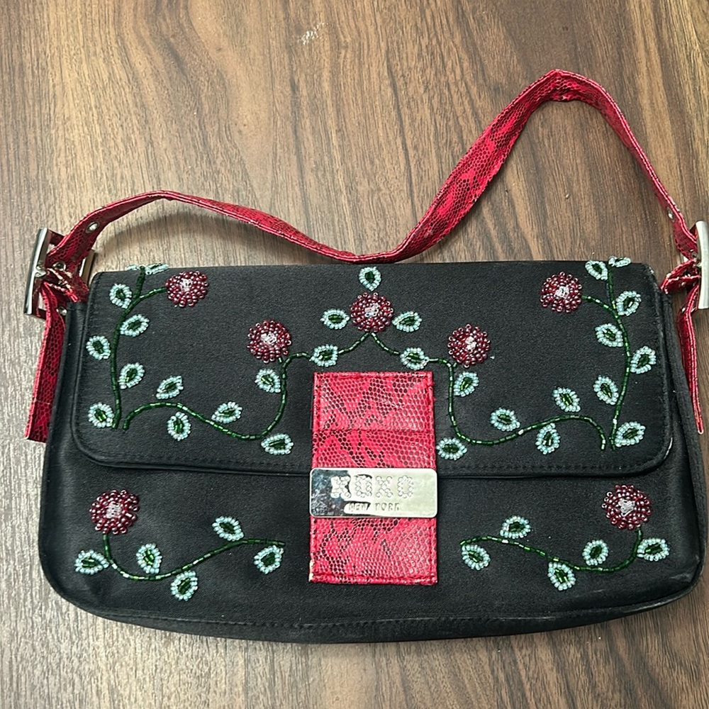 XOXO BEADED BAG